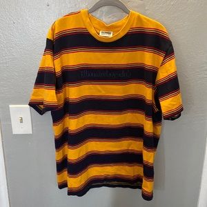 BILLIONAIRE BOYS STRIPPED EMBROIDERED SHIRT